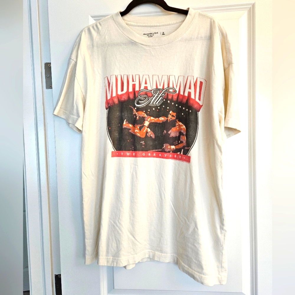 Muhammad Ali Graphic T-Shirt - Cream
